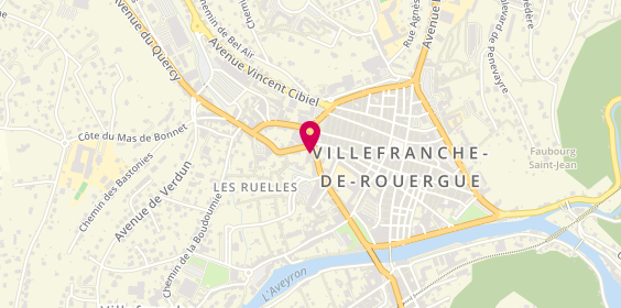 Plan de Human Immobilier, 4 Boulevard Charles de Gaulle, 12200 Villefranche-de-Rouergue