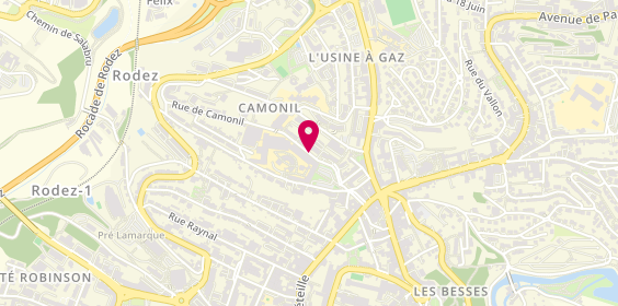Plan de PLEGAT Bastien, 24 Rue de Camonil, 12000 Rodez