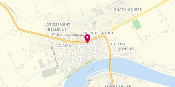 Plan de L'Autre Agence, 3 Rue Jean Jaurès, 47320 Clairac