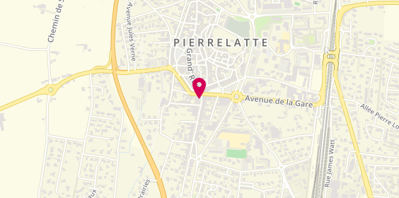 Plan de Pierre d'Ardeche Immobilier, 8 Avenue General de Gaulle, 26700 Pierrelatte