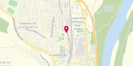 Plan de L.D.V Immobilier, 27 Bis avenue Maréchal Leclerc, 07700 Bourg-Saint-Andéol
