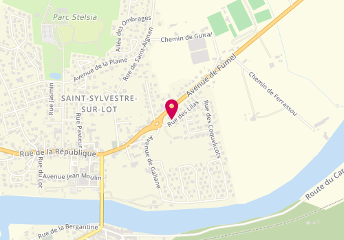 Plan de Intuitiv Immobilier, 1 Rue des Lilas, 47140 Saint-Sylvestre-sur-Lot