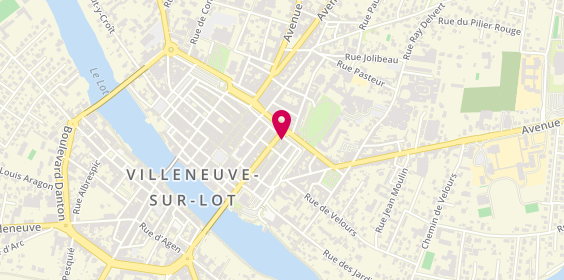 Plan de Villeneuve Immobilier, 7 Boulevard Bernard Palissy, 47300 Villeneuve-sur-Lot