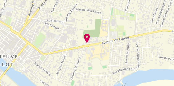 Plan de Hourra Immobilier, 23 avenue de Fumel, 47300 Villeneuve-sur-Lot