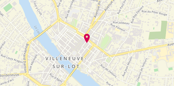 Plan de L'Adresse, 23 Boulevard Bernard Palissy, 47300 Villeneuve-sur-Lot