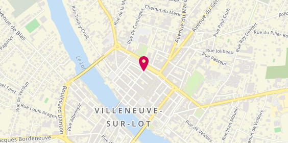 Plan de SOLEIL IMMOBILIER Villeneuve sur Lot, 5 Boulevard de la République, 47300 Villeneuve-sur-Lot