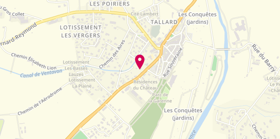 Plan de ARNAUD Anne-Claude, 12 Avenue de Provence, 05130 Tallard