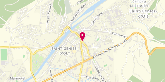 Plan de Nord Aveyron Immobilier, 1 place des Fruits, 12130 Saint-Geniez-d'Olt-et-d'Aubrac