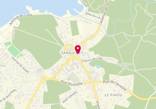 Plan de Human Immobilier, 136 Place de la Mairie, 40460 Sanguinet