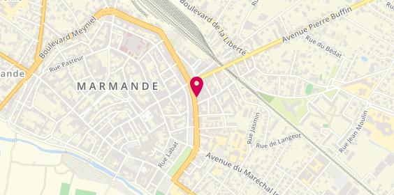 Plan de Agence Dubernat Carniel, 30 Boulevard Raymond Fourcade, 47200 Marmande