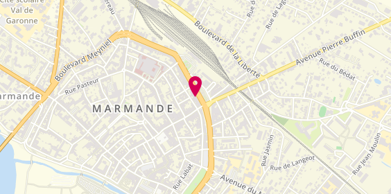 Plan de Agence Souillé Frères, 15 Boulevard Gambetta, 47200 Marmande