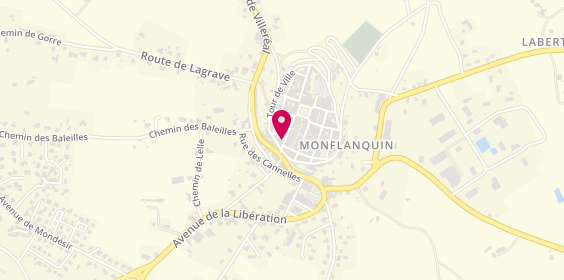 Plan de Human Immobilier, 58 Rue Saint-Pierre, 47150 Monflanquin