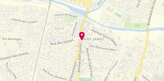Plan de Agence Adhemar Immobilier, 43 avenue Jean Jaurès, 26200 Montélimar