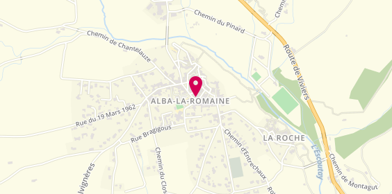 Plan de Tarriotte Immobilier, place de la Mairie, 07400 Alba-la-Romaine