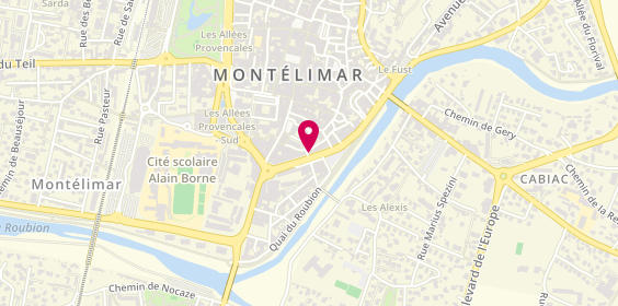 Plan de Delas Lauzier Immobilier Montelimar, 27 Boulevard Meynot, 26200 Montélimar