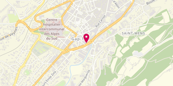 Plan de Alpes Sud Immo, 140 Boulevard Georges Pompidou, 05000 Gap