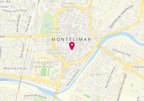 Plan de Montelimar Drome Provencale Immobil, 3 Bis Rue Malareac, 26200 Montélimar