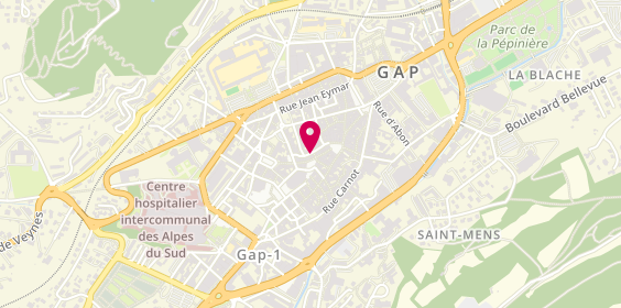 Plan de Alpes Immobilier 05, 7 Rue Centre
Pl. Aux Herbes, 05000 Gap