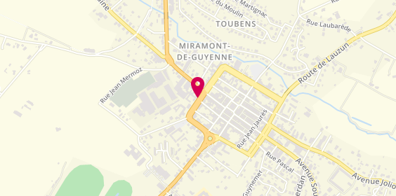 Plan de Immobilier Sartor, 16 Boulevard Jules Ferry, 47800 Miramont-de-Guyenne