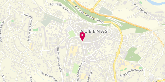 Plan de Agence Ardèche Sud Immobilier, 8 Place du Général de Gaulle, 07200 Aubenas