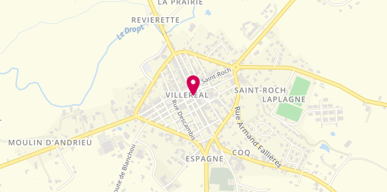 Plan de Immobilier Sud Périgord, 7 place de la Libération, 47210 Villeréal