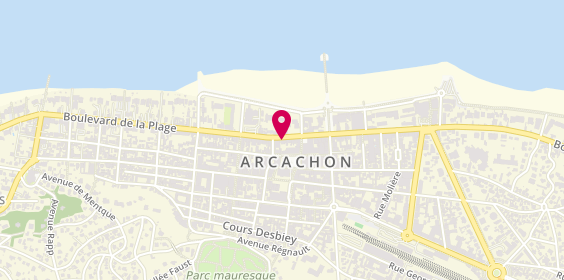 Plan de Agence Abatilles Arcachon, 278 Boulevard de la Plage, 33120 Arcachon