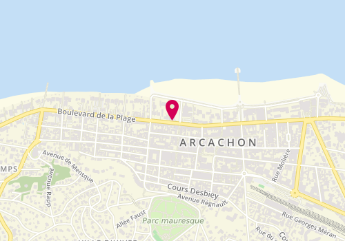 Plan de Arcachon Coaching Immobilier, 223 Boulevard de la Plage, 33120 Arcachon