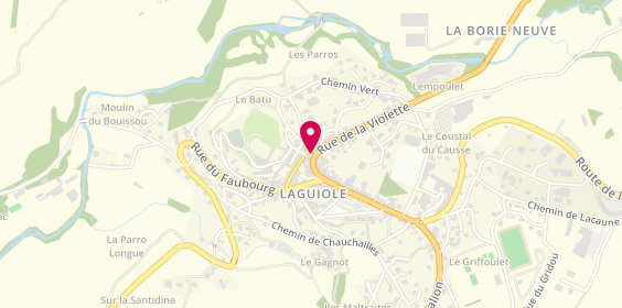 Plan de Agence Nord Aveyron Immobilier, 13 Rue de la Violette, 12210 Laguiole