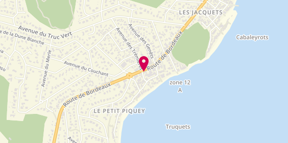 Plan de Agence Caroline Chat Immobilier, 24 Bis Route de Bordeaux, 33950 Lège-Cap-Ferret