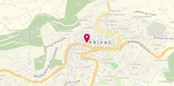 Plan de Ardèche Immobilier, 1 Rue Diane de Poitiers, 07000 Privas