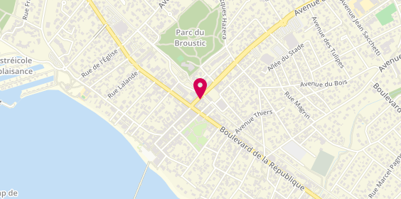 Plan de Olivier Alexandre Immobilier, 4 avenue de Bordeaux, 33510 Andernos-les-Bains