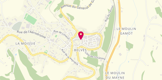 Plan de Axo et Actifs, 39 Rue Jacques Manchotte, 24170 Pays-de-Belvès