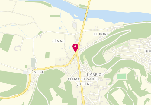 Plan de L'Immobilier International Agency, 4 Routes, 24250 Cénac-et-Saint-Julien