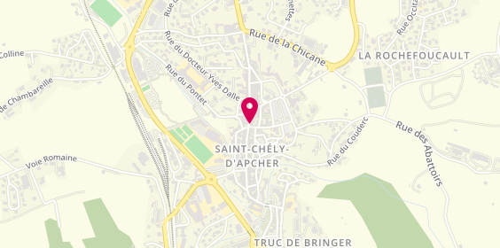Plan de Bien Se Loger Ensemble - Bsle, 90 Rue Théophile Roussel, 48200 Saint-Chély-d'Apcher