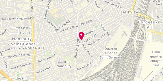 Plan de Lacordaire Immobilier, 22 Rue d'Aubidey, 33800 Bordeaux