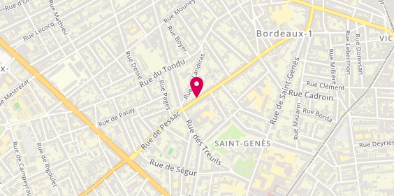 Plan de Cabinet Sb Immobilier, 163 Rue de Pessac, 33000 Bordeaux