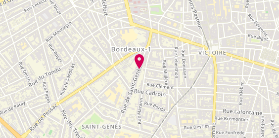 Plan de Dumas Quilichini Immobilier, 34 Rue de Saint- Genès, 33000 Bordeaux