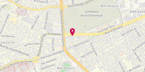 Plan de 1) Immobilia Fpi 2) Immobilia Franc, Résidence Appart'city
40 Rue Général de Larminat, 33000 Bordeaux
