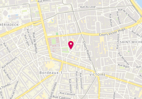 Plan de La Maison de l'Investisseur Bordeau, 65 Rue Paul Louis Lande, 33000 Bordeaux