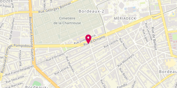 Plan de Century 21 Ornano, 168 Rue d'Ornano, 33000 Bordeaux