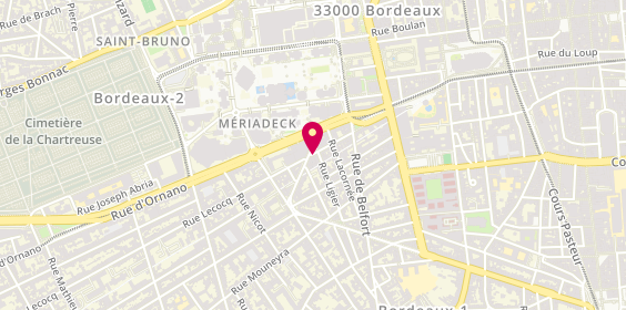 Plan de Cabinet Reynaud & Rebaudières, 46 Rue Lecocq, 33000 Bordeaux