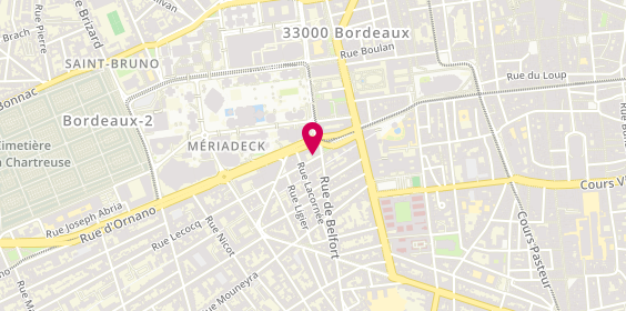 Plan de Le Toit du Monde, 33 Rue Lecocq, 33000 Bordeaux