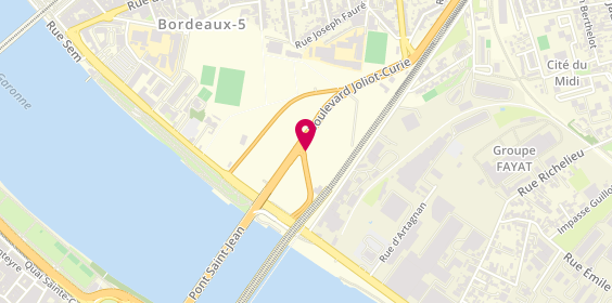 Plan de Agence immobilière Nexity, 50 Rue de la Garonne, 33100 Bordeaux