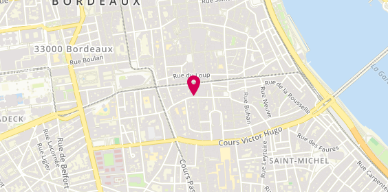 Plan de Caruesco Studios, 45 Rue Ayres, 33000 Bordeaux