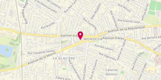 Plan de Loiselet & Daigremont, 31 avenue de la Marne, 33700 Mérignac