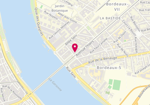 Plan de Human Immobilier, 4 avenue Thiers, 33100 Bordeaux