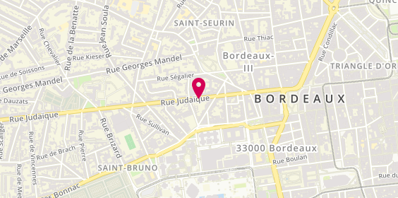 Plan de Digital Village Bordeaux, 88 Rue Judaïque, 33000 Bordeaux