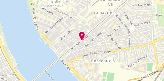 Plan de Nestenn Bordeaux Bastide, 41 Avenue Thiers, 33100 Bordeaux