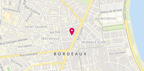 Plan de Agence Immobiliere du Triangle, 11 Rue Lafaurie de Monbadon, 33000 Bordeaux
