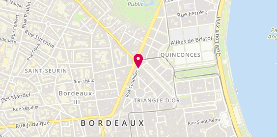 Plan de L'Agence de Bordeaux, 36 Rue Condillac, 33000 Bordeaux